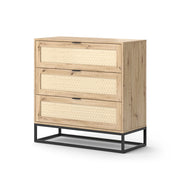 Vicco Cassettiera    Marrone 40 x 92.5 cm con 3x cassetti