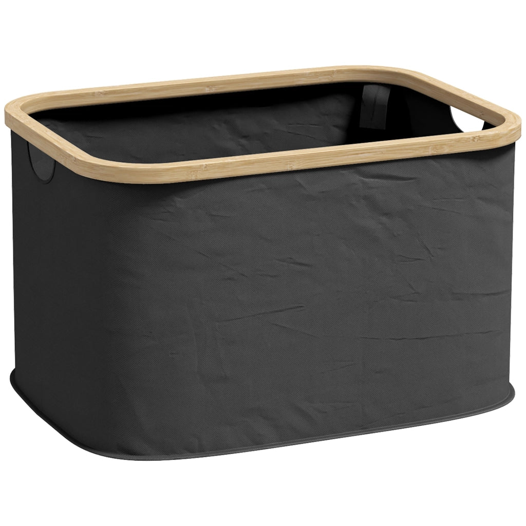 Cestino per bucato pieghevole 36 L ¨C zephmum ¨C grigio tessuto