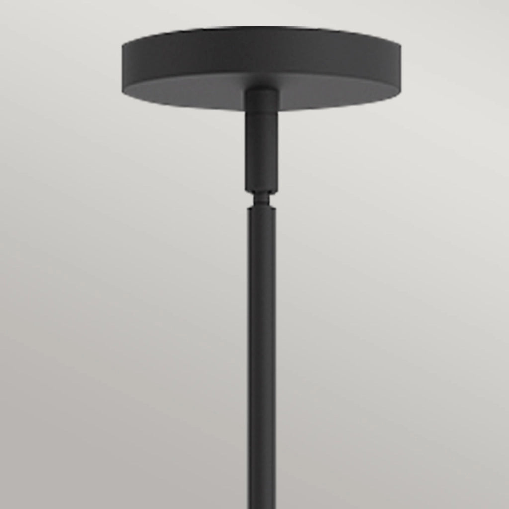 Lampada sospensione Japandi 3 luci nera REMYCK Alora