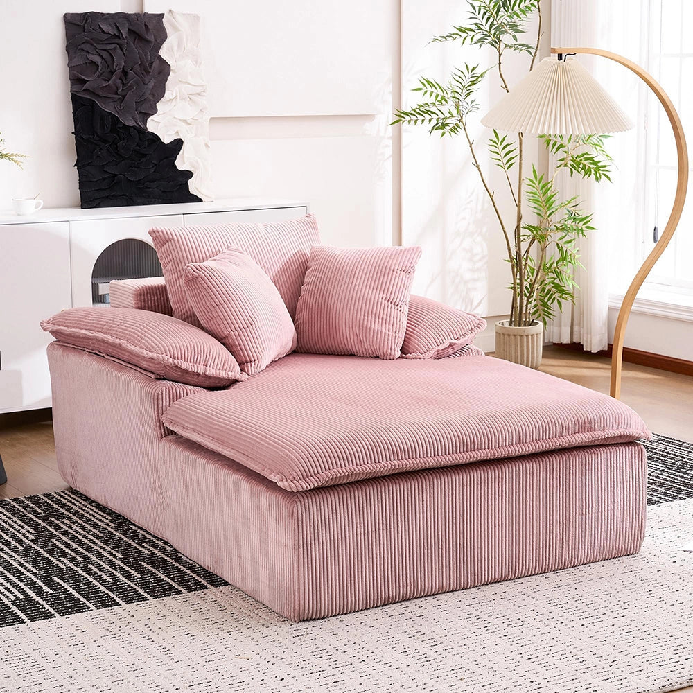 Divano inclinabile senza telaio - Xylo - 46 cm di altezza, design interno, comodo per la lettura, braccioli larghi