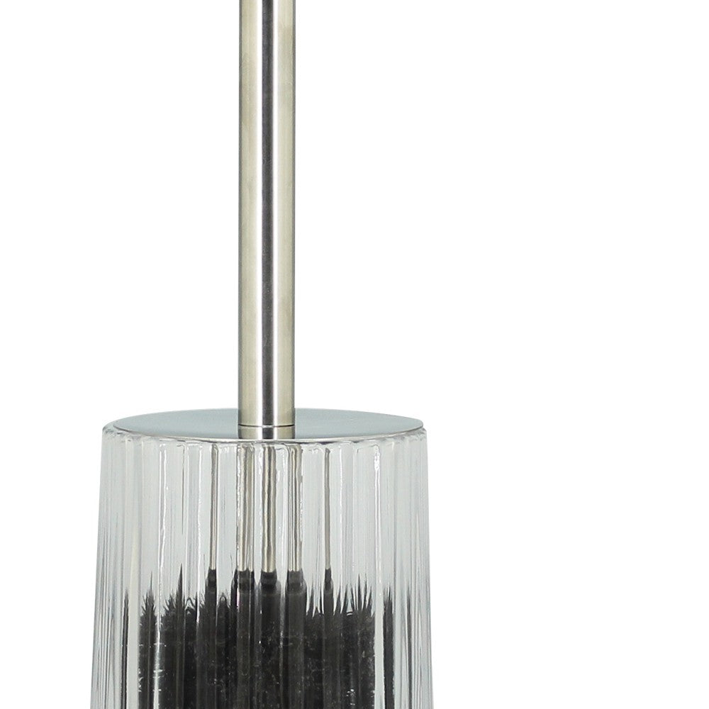 Portascopino in vetro trasparente - serie Back