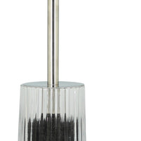 Portascopino in vetro trasparente - serie Back