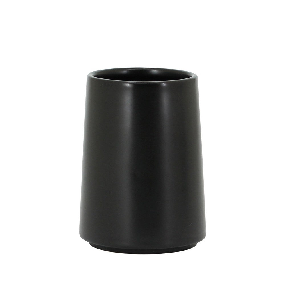 Bicchiere in ceramica nera - serie Graceful