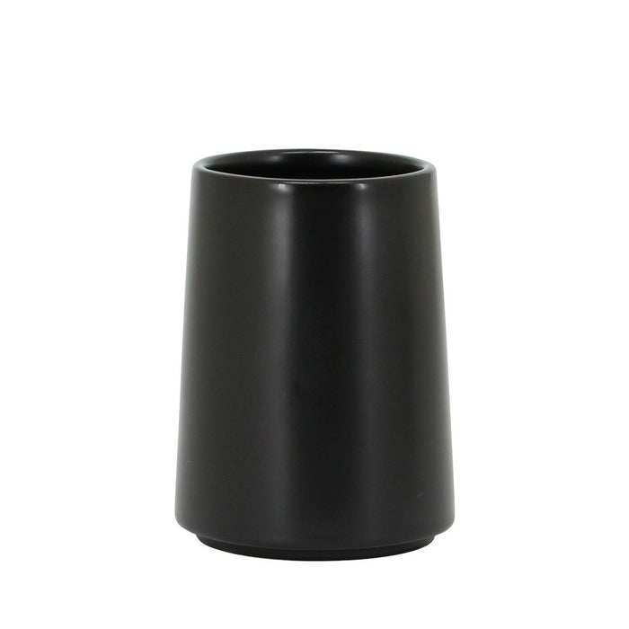 Bicchiere in ceramica nera - serie Graceful