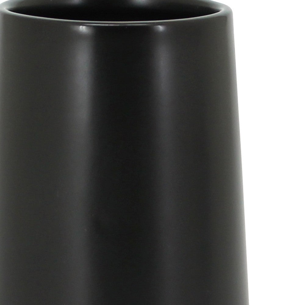 Bicchiere in ceramica nera - serie Graceful