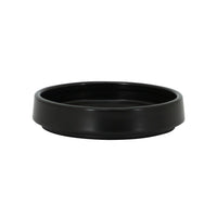 Portasapone in ceramica nera - serie Graceful