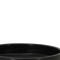 Portasapone in ceramica nera - serie Graceful