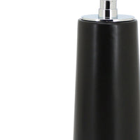 Dispenser in ceramica nera - serie Graceful