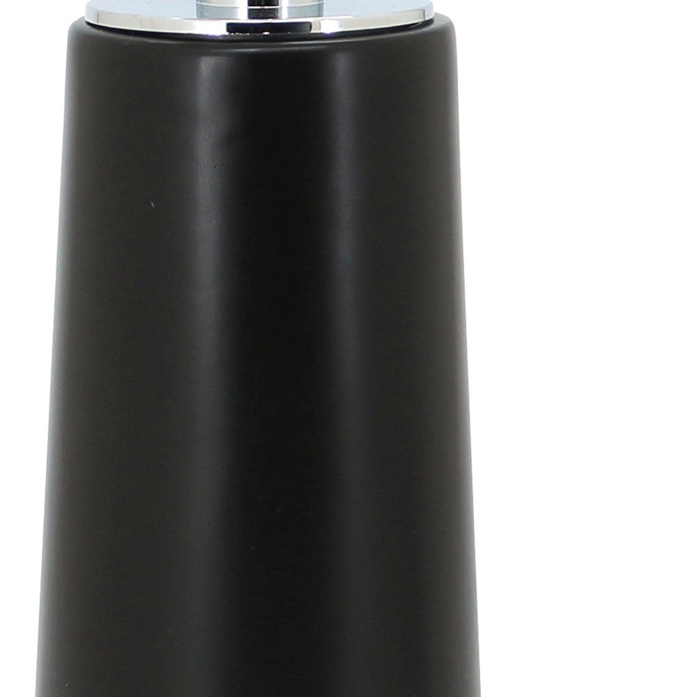 Dispenser in ceramica nera - serie Graceful