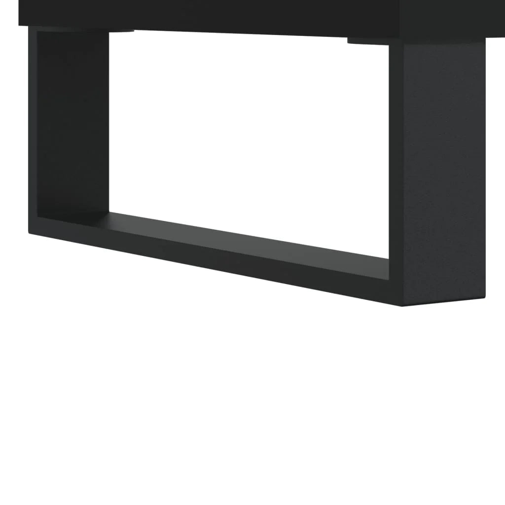 Mobile TV multimediale scaffale TV credenza mobile TV sala da pranzo soggiorno camera da letto 102 x 36 x 50 cm legno ingegnerizzato nero 02_0025602