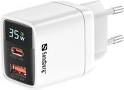 ORIGINAL Sandberg Accessori per computer Bianco 441-52 Netzteiladapter Sandberg 2in1 Charger 1xUSB-C 1xUSB 35W