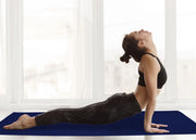 Tappetino Yoga Sport Ginnastica 65x200cm Antiscivolo Colore Blu