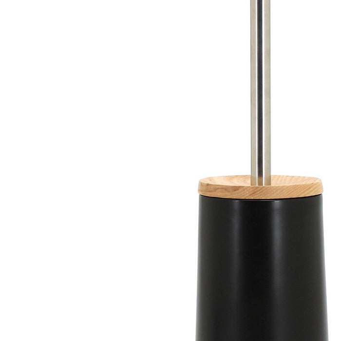 Portascopino in ceramica nera - serie Graceful