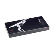 ALADDIN Ghiera Argento Anticato, Posate Set 24 Pz, Scatola Colore: Rosso, Ghiera: Argento