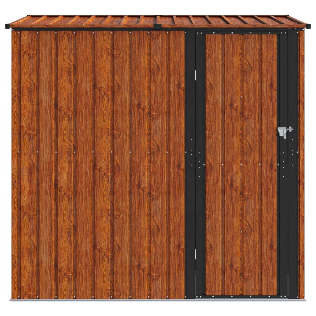 Casette da giardino Marrone 203 x 85,5 x 200 cm Metallo 42011304