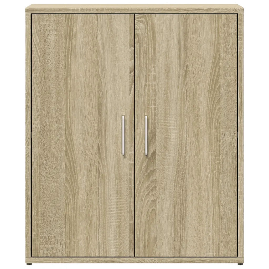 Credenze 2 pz | Madia | Buffet da pranzo | Armadio da pranzo Rovere Sonoma 60x31x70 cm in Legno Multistrato