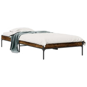 Letto singolo | Letto per adulti | Struttura del letto Quercia Fumosa 80 x 200 cm