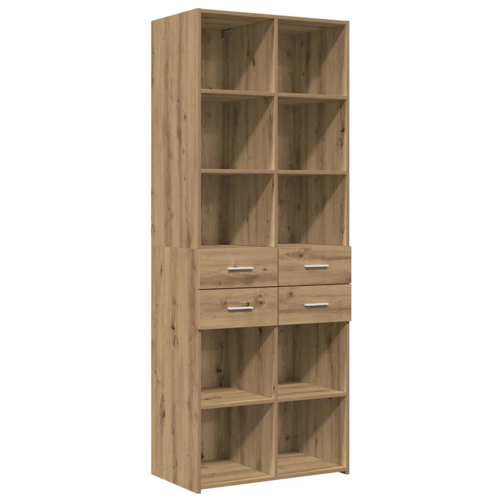 Armadio per la conservazione con ripiani Rovere Artigianale 3446671