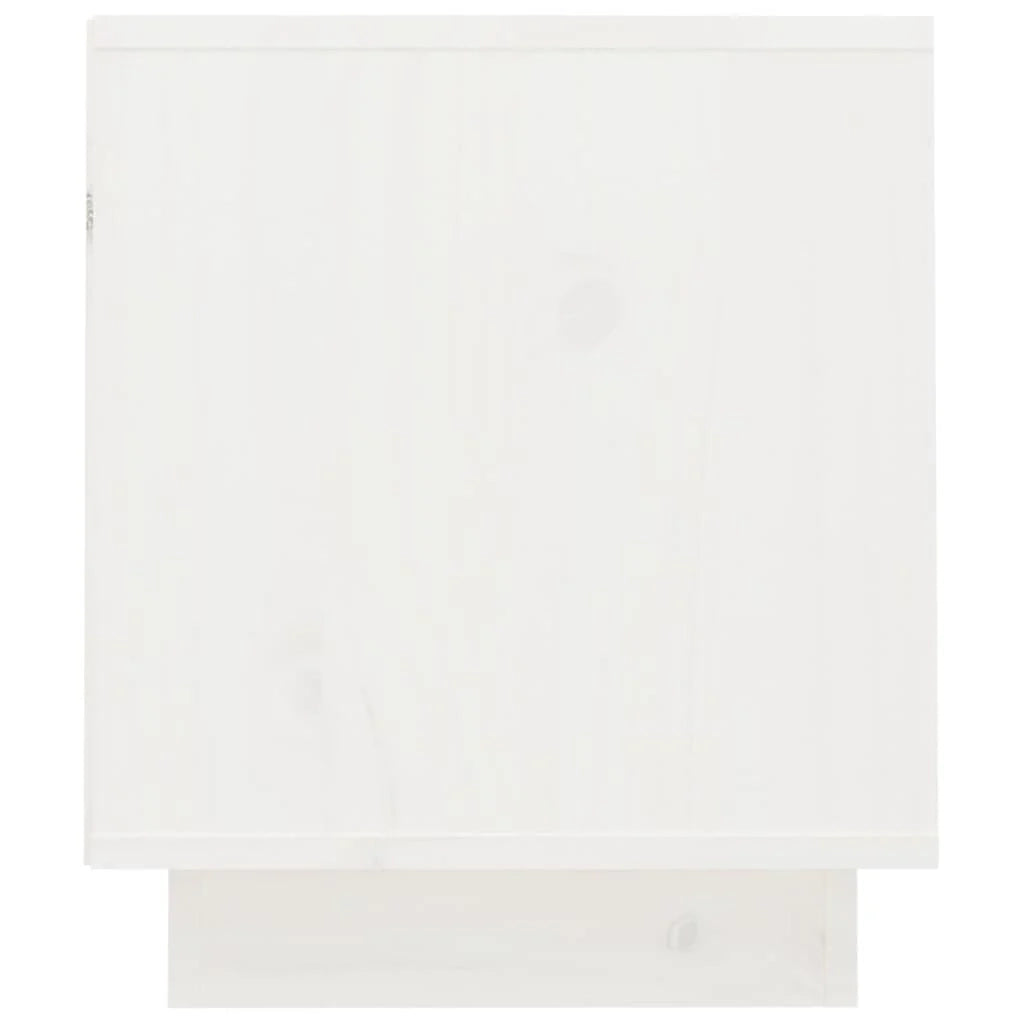 Mobile TV multimediale mensola TV credenza TV sala da pranzo soggiorno camera da letto 70 x 34 x 40 cm legno di pino massiccio bianco 02_0026187