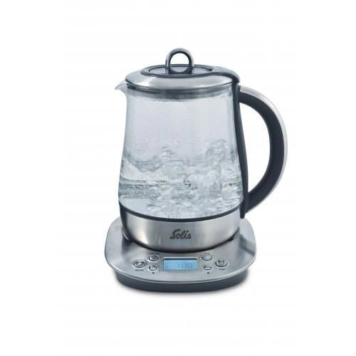 Solis 5515 bollitore elettrico 1,2 L 1400 W Acciaio inossidabile, Trasparente