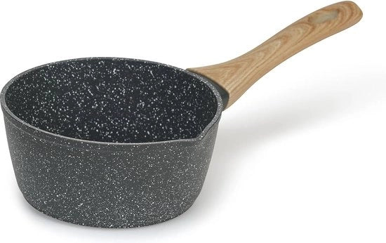 Pentola da 16 cm - 1,3L con imboccatura e rivestimento antiaderente - Pentola per tutti i fornelli