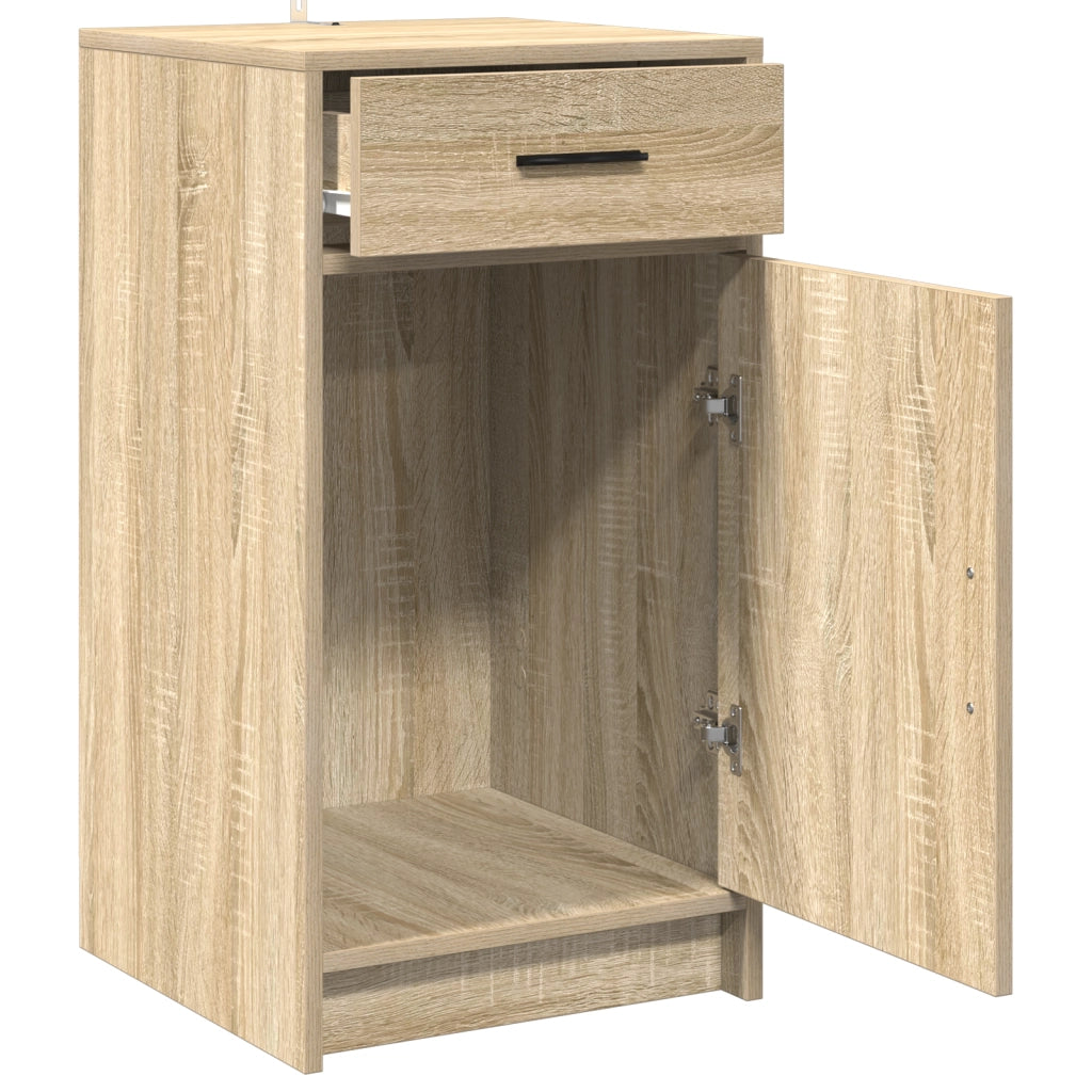 Mobile Sideboard Rovere Sonoma 40x41x75 cm in Legno Ingegnerizzato