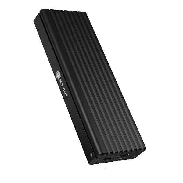 ICY BOX Case esterno per SSD M.2 NVMe con Type-C- 10 Gbit/s- toolless