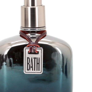 Dispenser in ceramica cromo/blu - serie Mirror