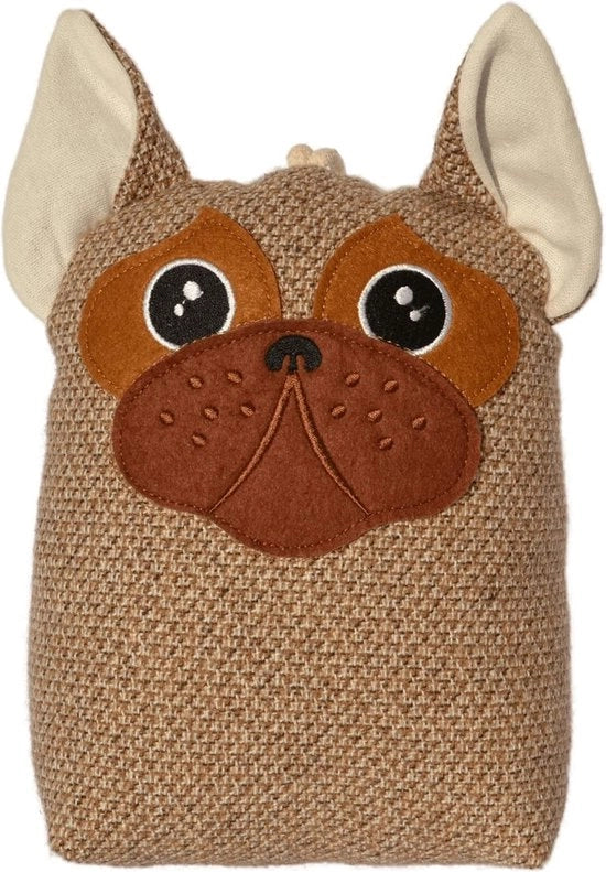 Stoppera per porte anche utilizzabile come supporto per libri o stopper per finestre (beige)