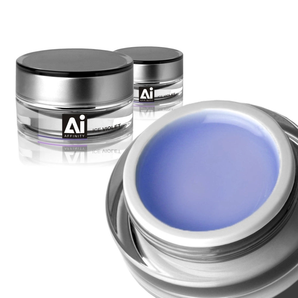 Trade Shop - Gel Indurente Ice Violet 50 Gr Nail Art Uv Per Unghie Spesse Generante Unghia -