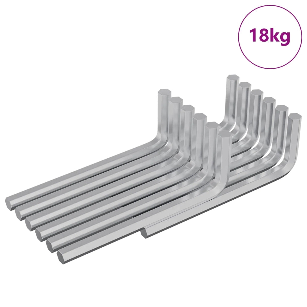 Chiave Esagonale 1800 pcs Argento 32 x 86 mm Acciaio 864867