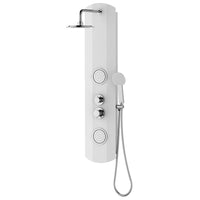 Pannello doccia ovale bianco - Serie Avana