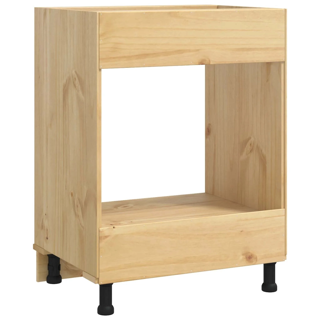 Mobile contenitore rettangolare moderno per soggiorno 60 x 46 x 81 cm in pino massello color miele 02_0058900