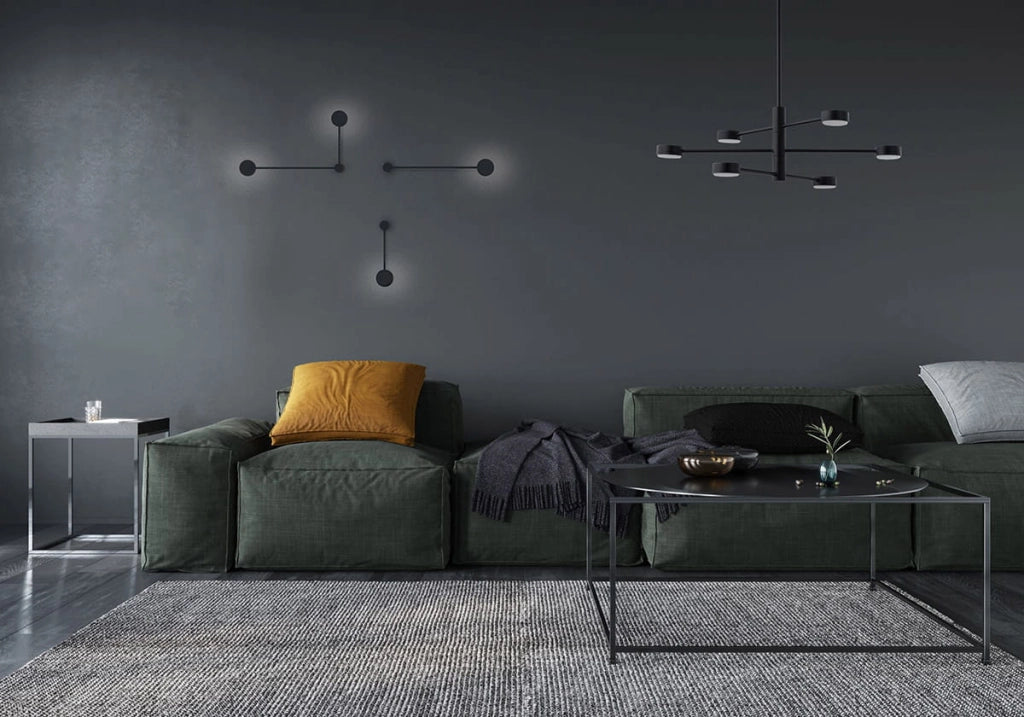 Lampadario sospeso Nowodvorski ORBIT nero metallo 6xGX53