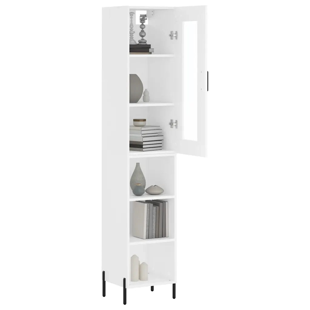 Credenza Bianca 34,5x34x180 cm in Legno Multistratocod mxl 125959