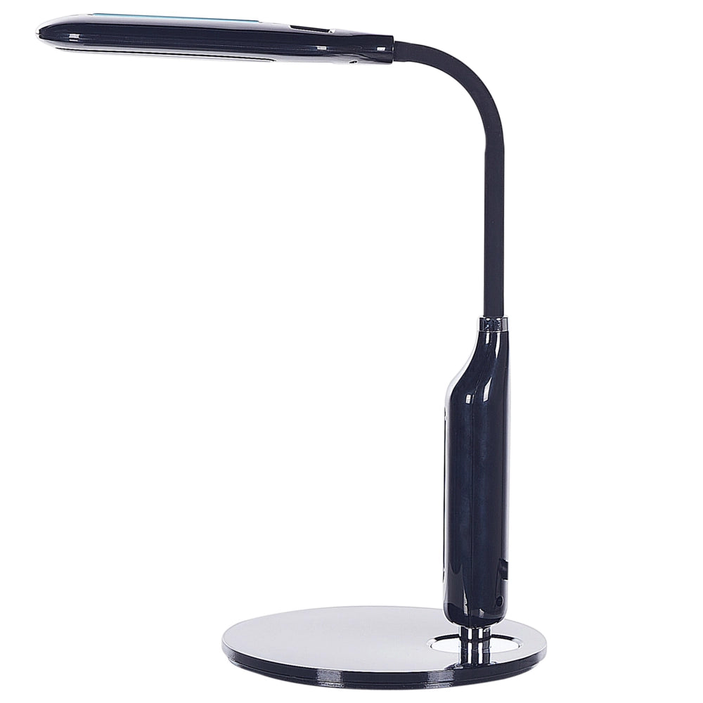 Lampada da ufficio LED nera materiale sintetico braccio regolabile 38 cm soggiorno ufficio cameretta