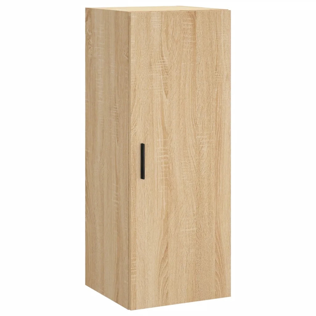 Credenza-Buffet-Armadio da cucina Rovere Sonoma 34,5x34x180 cm in Legno Multistrato 697011