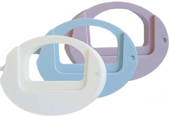 Clip per conservazione alimentare - Set da 3 - Bianco, Blu, Viola - Universale per sacchetti di snack e colazione