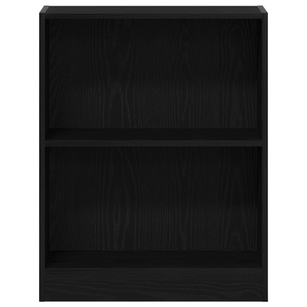 Libreria  Nera 60x24x76 cm in Legno Ingegnerizzato