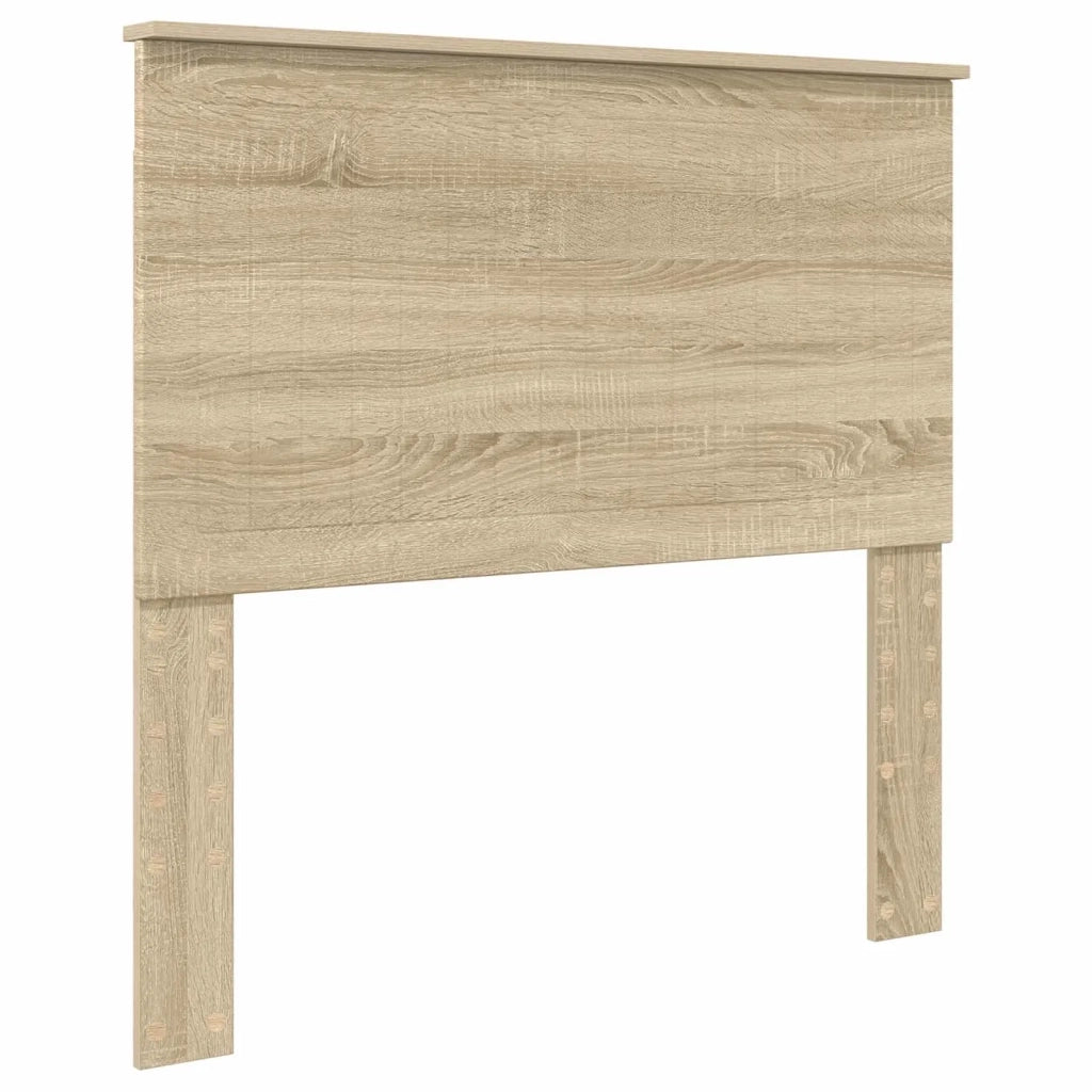 Letto con Contenitore con testiera Rovere Sonoma 100 x 200 cm
