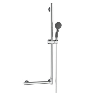 Saliscendi in acciaio con maniglione di sicurezza - Serie Samos