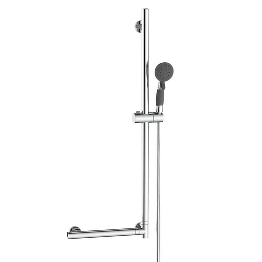 Saliscendi in acciaio con maniglione di sicurezza - Serie Samos