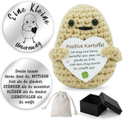 Gelukspop Positiva - Motivazione - Cadeau - Dimensioni 5 x 7 x 4,5 cm - Figurina di Buon Fortuna