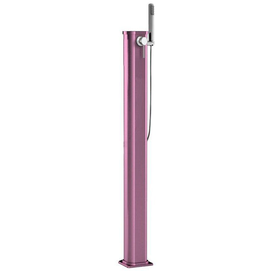 Doccia Solare Jolly Go 17,5 Litri In Alluminio Con Miscelatore E Doccetta Mobile Colore Fuxia Cv-Jg140/4003