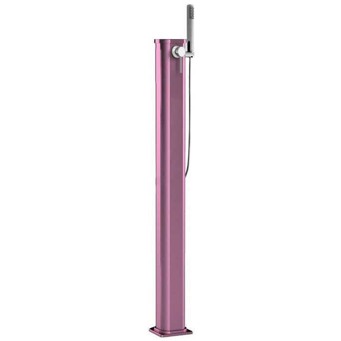 Doccia Solare Jolly Go 17,5 Litri In Alluminio Con Miscelatore E Doccetta Mobile Colore Fuxia Cv-Jg140/4003
