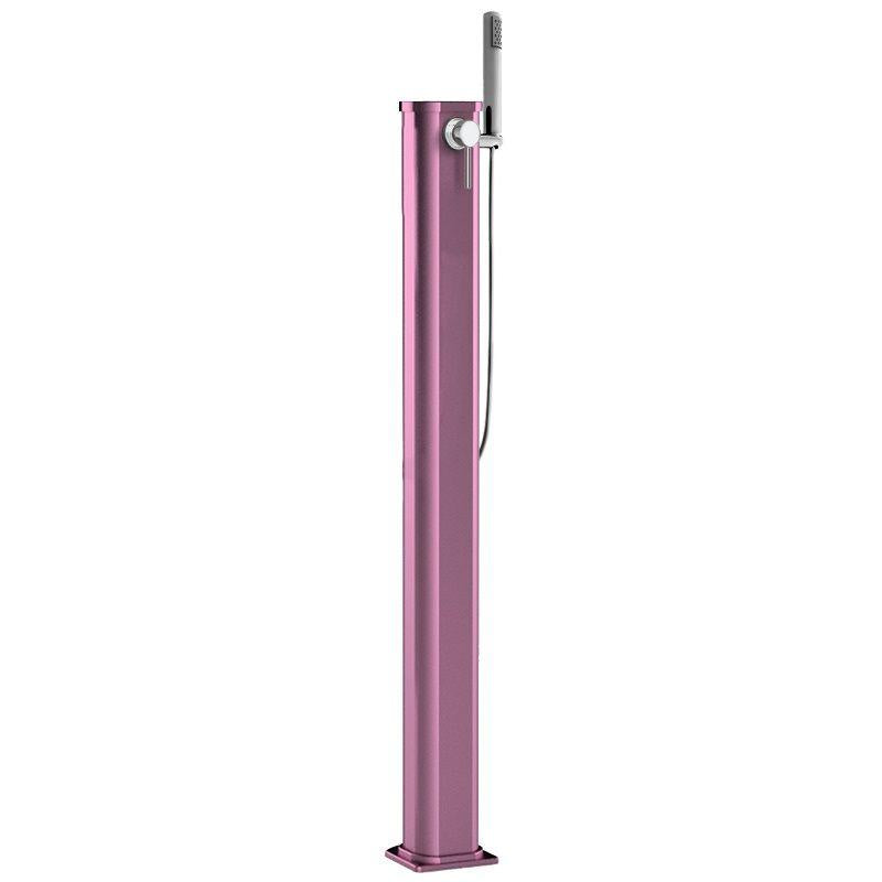 Doccia Solare Jolly Go 17,5 Litri In Alluminio Con Miscelatore E Doccetta Mobile Colore Fuxia Cv-Jg140/4003