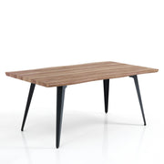 Tavolo fisso effetto legno finitura rovere cm. H.74 x P.90 x L.160