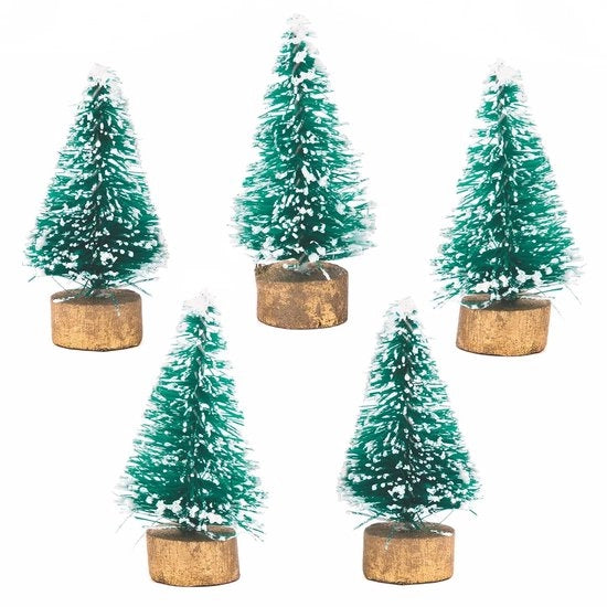 Alberi di Natale Mini (Lotto da 8) per Artigianato e Decorazioni di Natale Varie