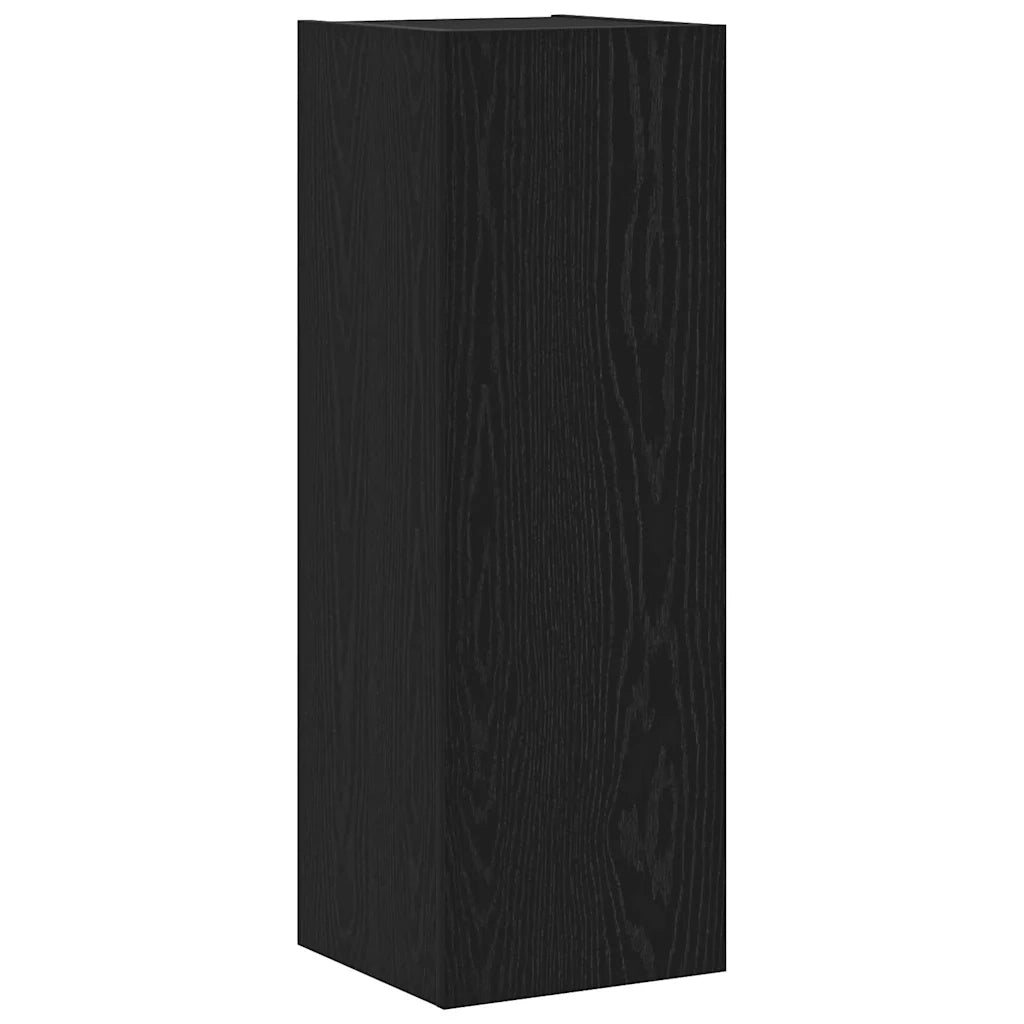 Set mobile TV 6 pcs Rovere Nero Legno multistrato