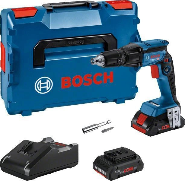 Bosch 0 601 9K7 002 GTB 18V-45 Professional Avvitatore a Batteria Motore Brushless 4500 giri-min 18 V 2x Batterie 4 Ah colore Nero Blu